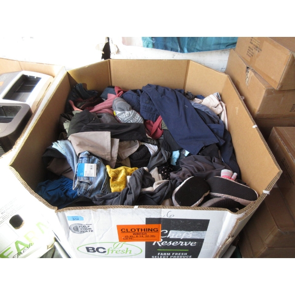 Skid of Overstock & Customer Return Clothing - As Is