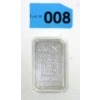 Image 1 : 1 Oz .999 Silver Johnson Matthey Bar 