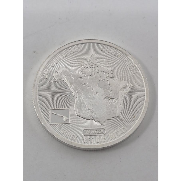 1 Oz .999 Silver Monex/Eagle Round