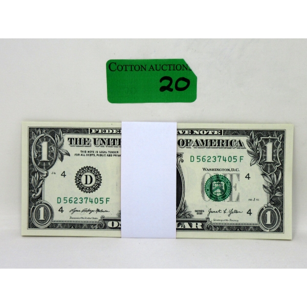 10 x $1 USD Uncirculated Bundle 