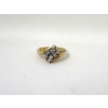 Image 1 : 14KT Yellow Gold Ladies Estate Multi-Diamond Ring 