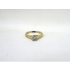 Image 2 : 14KT Yellow Gold Diamond Solitaire Ring 