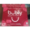 Image 1 : 4 Cases of "Raspberry" Bubly Sparkling Water