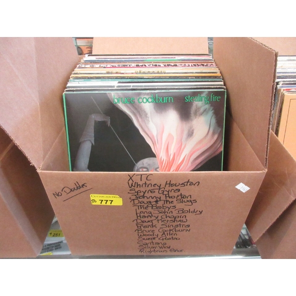 50 Vintage Vinyl LP Records - Majority are 1970s