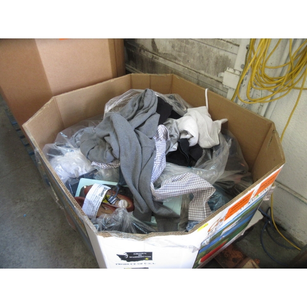 Skid of Overstock & Customer Return Clothing - As Is