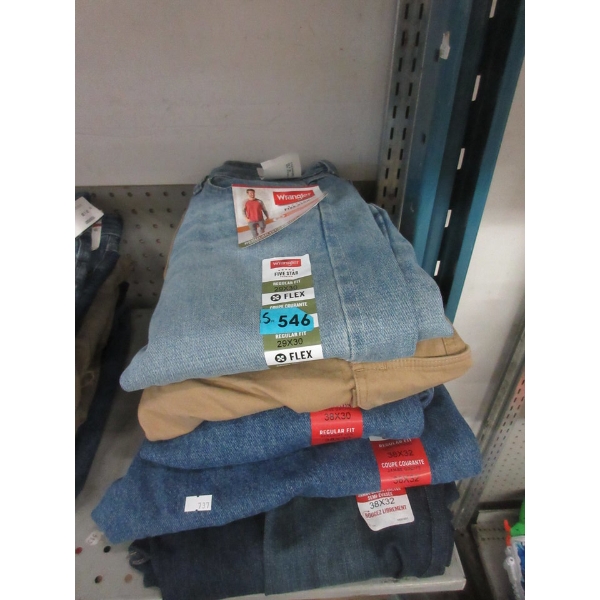 5 New Pairs of Assorted Jeans 