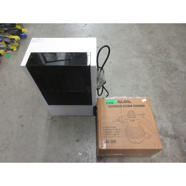 Compact Humidifier & Hand Held Steam Cleaner