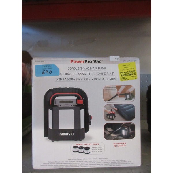 Power Pro Cordless Vac & Air Pump