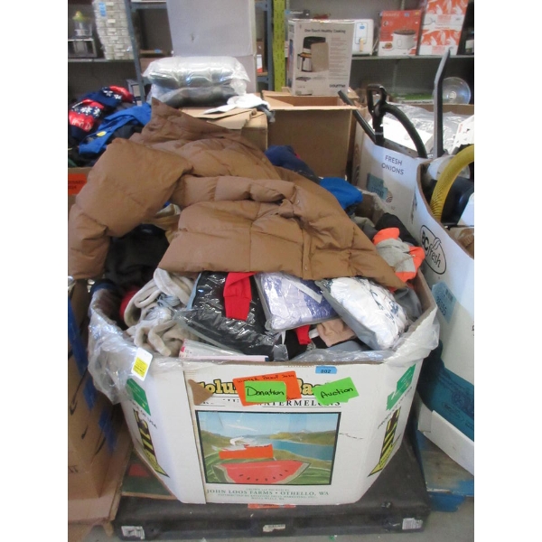 Skid of Overstock & Customer Return Clothing - As Is