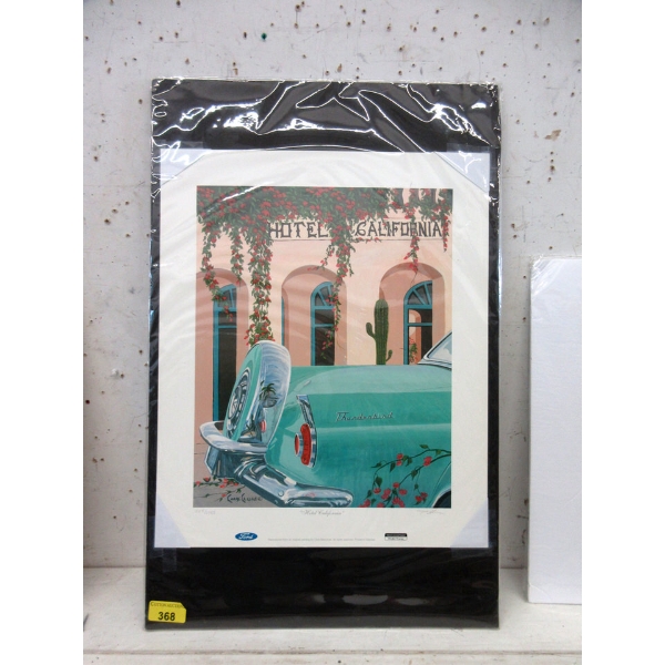 Chris MacClure "Hotel California" Print - #1105/1955