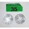 Image 1 : 2 x 1/2 Oz .999 Silver Sunshine Minting Rounds 