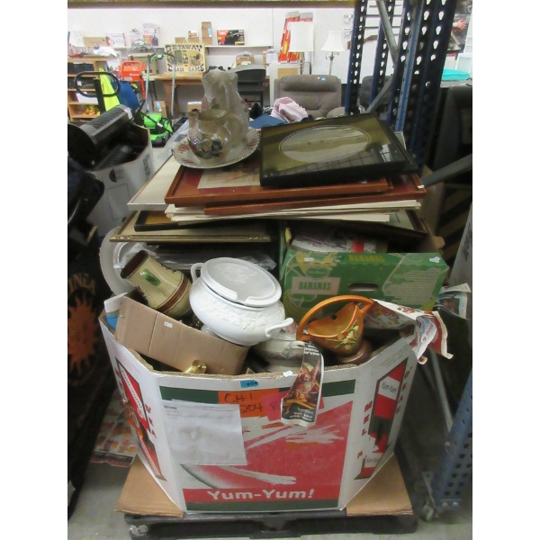 Skid of Storage Locker Goods - As Is