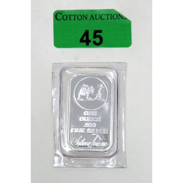 1 Oz .999 Silver SilverTowne Miner/Mule Bar 