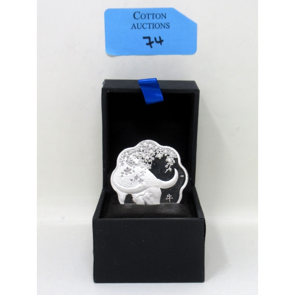 26.7 Gram .9999 Silver 2021 Scallop Coin