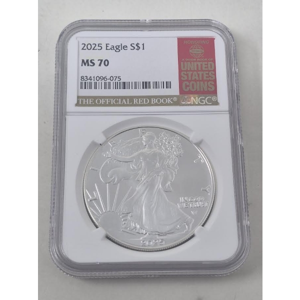 Certified/Graded MS70 1 Oz .999 Silver Walking Liberty Coin 