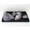 Image 1 : 3 KG of Amethyst Crystal Rock Formations - 5 Pcs.