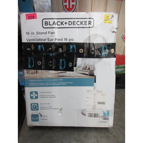 Black & Decker 16" Stand Fan