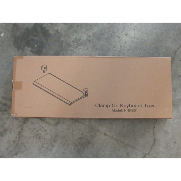 8 New Clamp On Keyboard Trays - Model: HNKB01