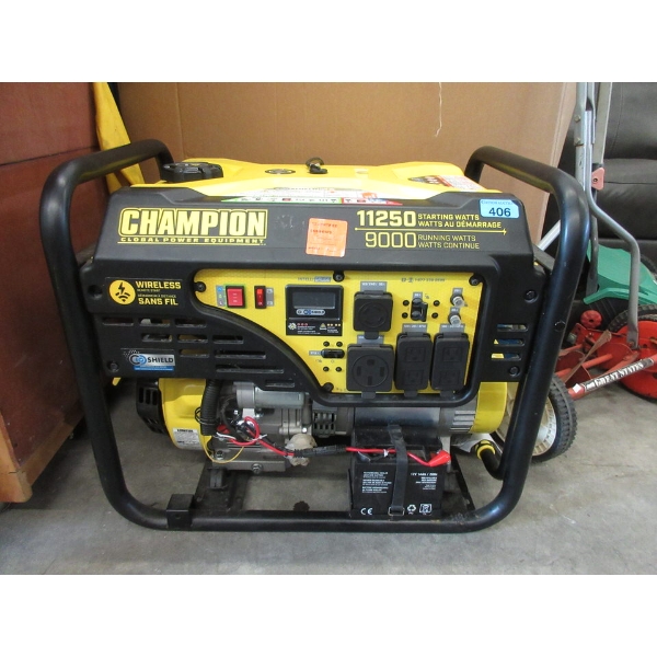 Champion 9000 Running Watts Gas Generator