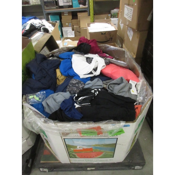 Skid of Overstock & Customer Return Clothing - As Is