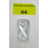Image 1 : 1 Oz .9999 Silver Canadian PMX Bar 
