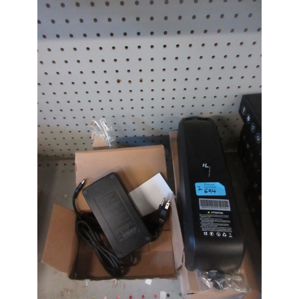 New Li-ion Battery Charger & E-Bike Battery