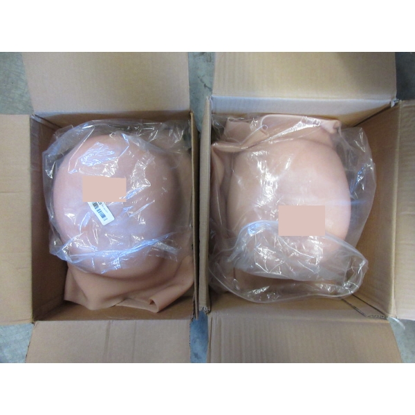 2 Extra Large Silicone Breast Vests