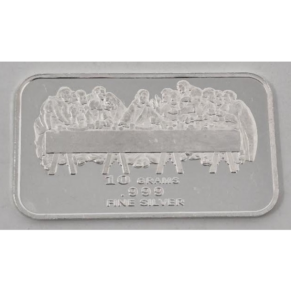 10 Gram .999 Silver Last Super Art Bar