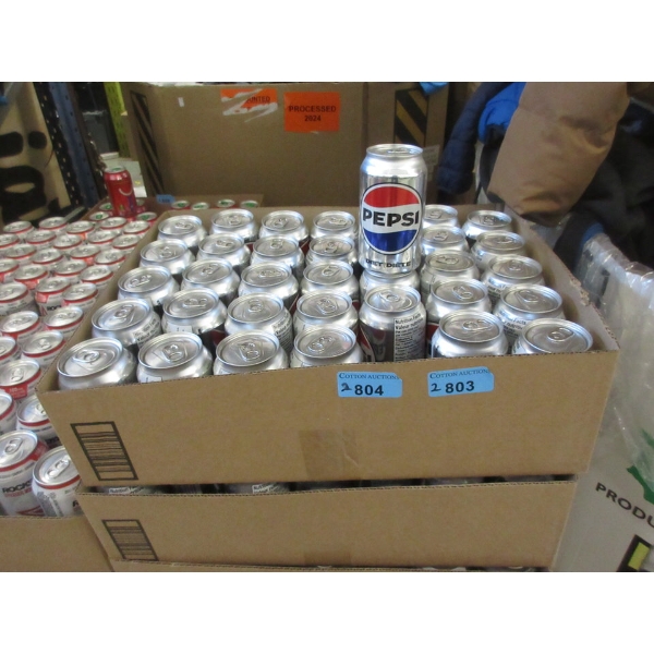 2 Flats of 30+ Diet Pepsi  - 355 ml Cans