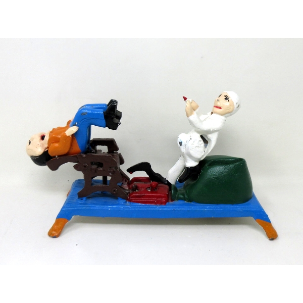 Cast Metal "Dentist" Coin Bank