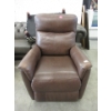Image 1 : Brown Faux Leather Power Recliner 