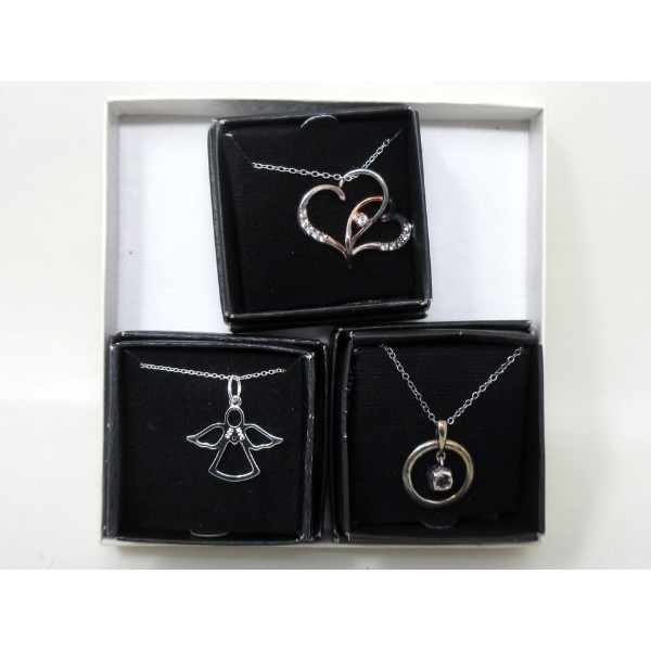 3 New 18" Sterling Silver Necklaces by Avon 