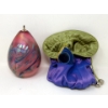 Image 1 : 1987 Brian Maytum Studios Art Glass Oil Lamp