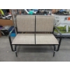 Image 1 : New 2 Person Brown Patio Glider Loveseat - Assembled