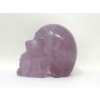 Image 2 : 666 Carat Amethyst Hand-Carved Skull 