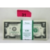 Image 1 : USA $2 Bills Bundled with Sequential Serial Numbers