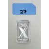 Image 1 : 1 Oz .9999 Silver Canadian PMX Bar 