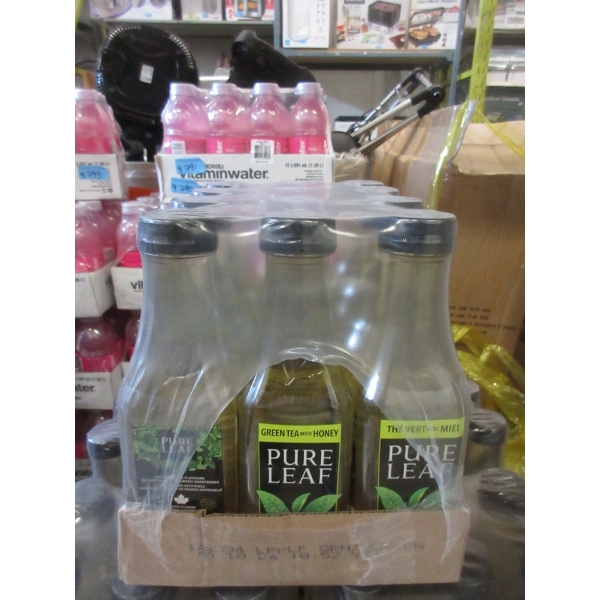 4 Flats of Pure Leaf Green Iced Tea With Honey