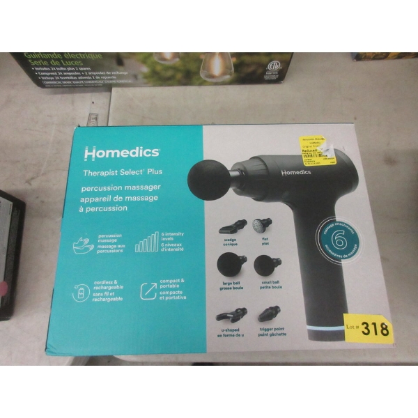 Homedics Therapist Select Massage Gun