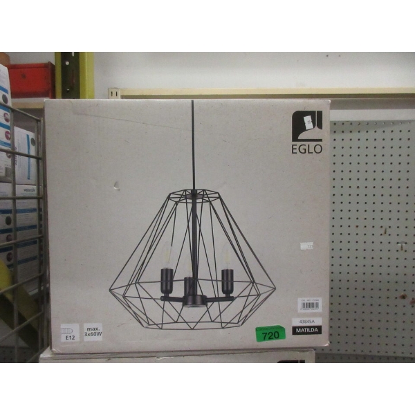 New Eglo  Matilda  Black Pendant Light Fixture