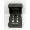 Image 2 : Brand New in Box 3 Pairs Sterling Silver Cubic Zirconia Earrings 