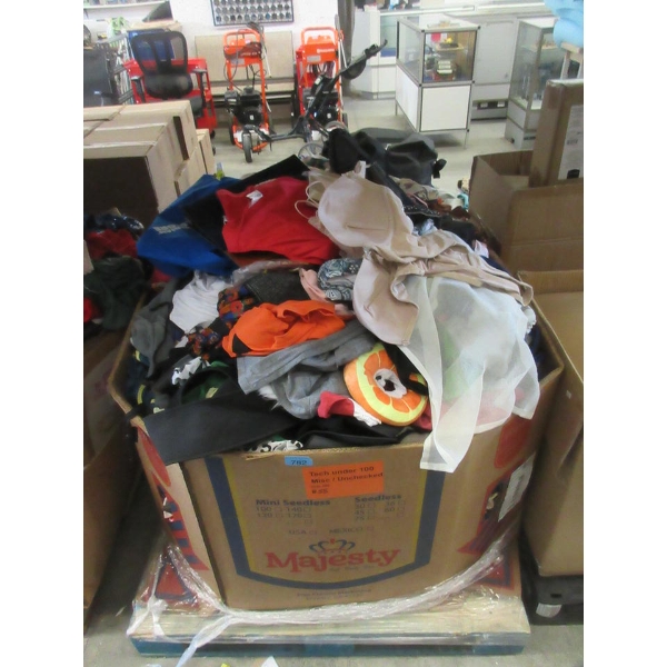 Skid of Clothing & Household Goods
