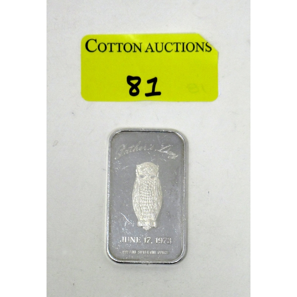 1 Oz .999 Silver Father's Day Bar