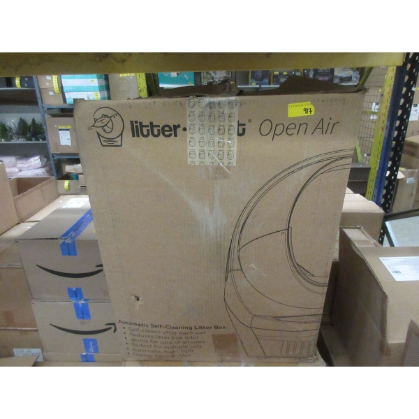 Round Automatic Self-Cleaning Litter Box in Box