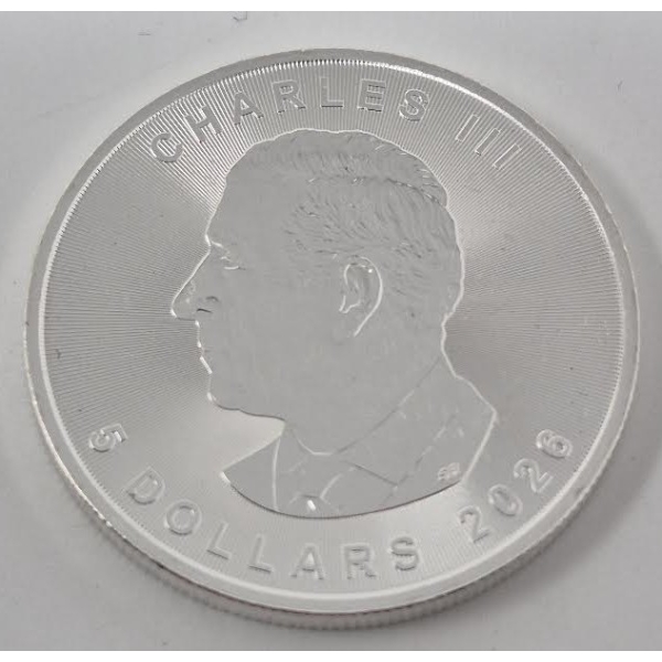1 Oz .9999 Silver 2026 Canada Maple Leaf Coin