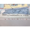 Image 6 : 2 Caricature Prints of Vintage Vancouver Landmarks