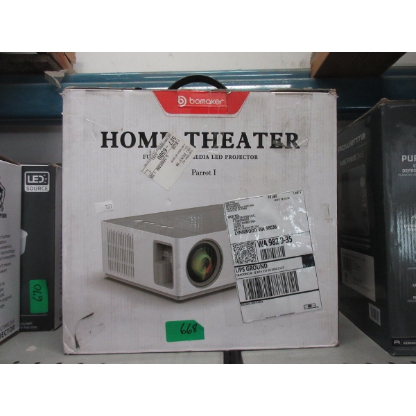 Bomaker Parrot 1 HD LED Projector 