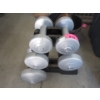 Image 1 : Set of 5 Dumbbells on Stand - Preowned