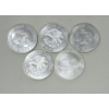 Image 2 : 5 x 1 Oz .999 Silver Trade Unit USA Rounds 