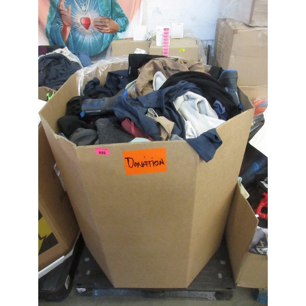 Skid of Overstock & Customer Return Clothing - As Is